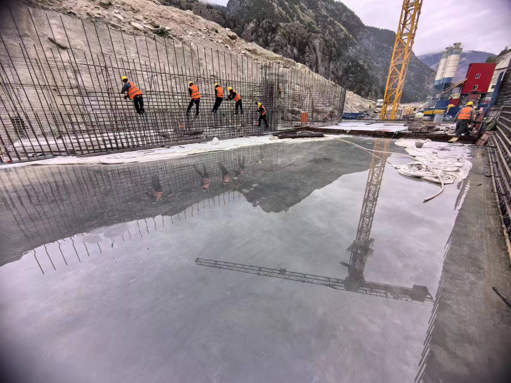 四川大渡河雙江口水電站泄洪系統(tǒng)工程 3#導流洞進口閘室過流面混凝土澆筑圓滿完成